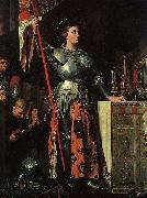Jean Auguste Dominique Ingres Joan of Arc at the Coronation of Charles VII. oil on canvas